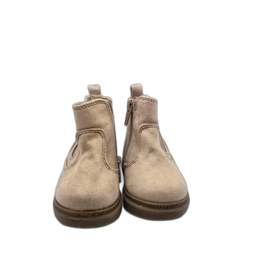 Wonder Nation Size 3 Kids Tan Ankle Boots